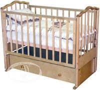 Детская кроватка с продольным маятником Красная звезда Можга Ангелина С 676