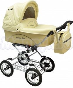 Коляска 3 в 1 Maxima Elite Кожа