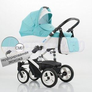 Коляска 2 в 1 Izacco Z-1 перфорированная эко-кожа