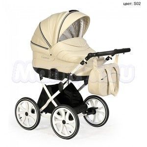 Коляска 2 в 1 Indigo Carmen S Classic 14" (эко-кожа)