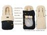 Конверт-муфта для ног Valco Baby Deluxe Footmuff White Конверт-муфта для ног Valco Baby Deluxe Footmuff White