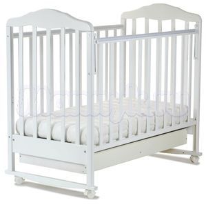 Детская кроватка СКВ Берёзка NEW (качалка) с ящиком