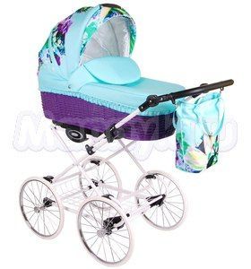 Коляска 3 в 1 Lonex Classic Retro Garden
