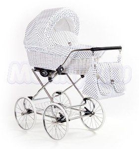 Коляска 3 в 1 Lonex Classic Retro R-White