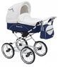Коляска 2 в 1 Maxima Elite White Кожа
