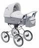 Коляска 2 в 1 Maxima Elite White Кожа