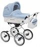Коляска 2 в 1 Maxima Elite White Кожа