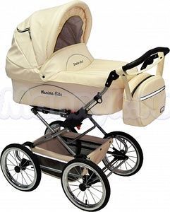 Коляска 3 в 1 Maxima Elite XL Кожа