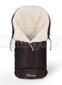 Конверт в коляску Esspero Sleeping Bag White (натуральная 100% шерсть)